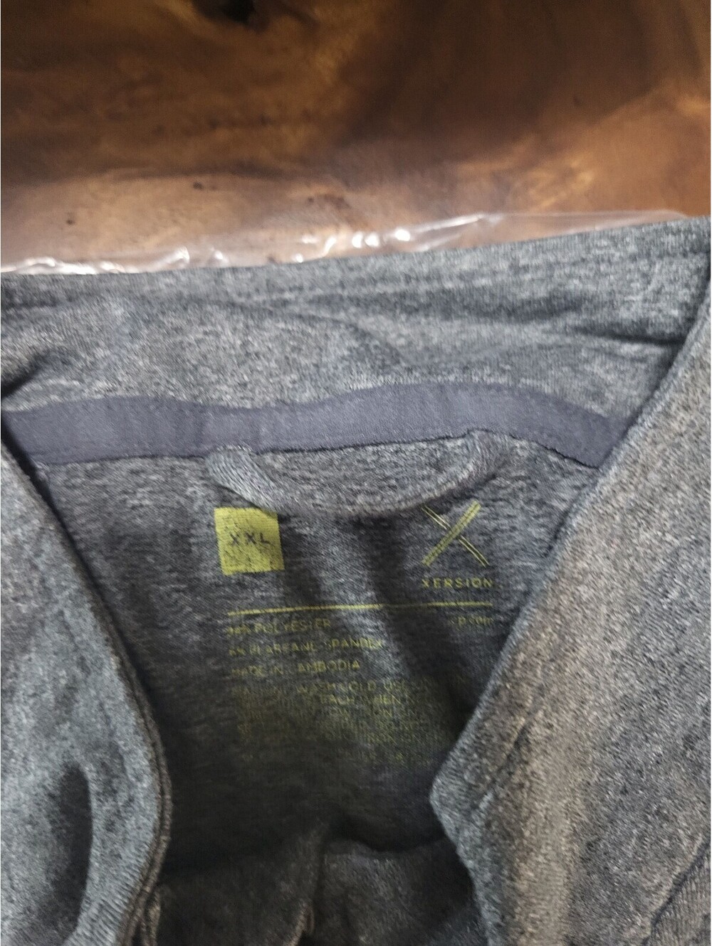 Xersion Men's XXL Gray Long Sleeve Quarter Zip Pullover